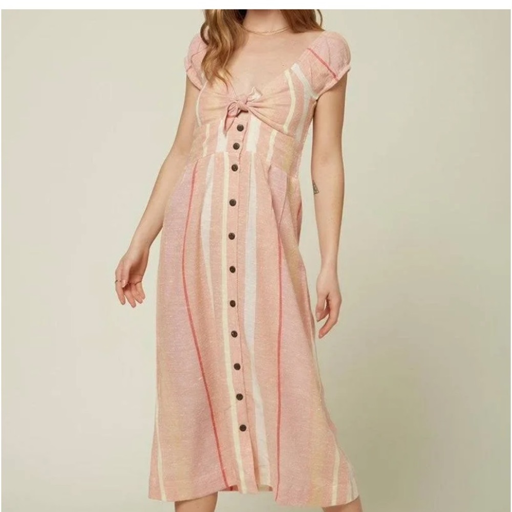 O’NEILL Striped Cut Out Dress 🥰